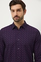 Medicine koszula bawełniana fioletowy RW25-KDMB22