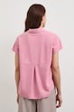 Medicine koszula z domieszką lnu różowy RW25-KKD102