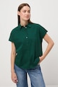 Medicine cămașă din amestec de in RW25-KKD102 verde RS26