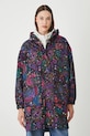 Parka damska oversize wzorzysta RW25-KPD101 multicolor RW25