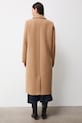 Odzież Medicine płaszcz z domieszką wełny RW25-KPD600 beżowy
