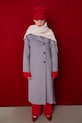Medicine płaszcz wełniany szary RW25-KPD702