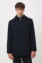 Medicine płaszcz wełniany granatowy RW25-KPM700