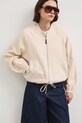 Льняная куртка-бомбер Medicine RW25.KUD101 бежевый