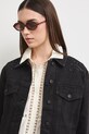 Kurtka damska jeansowa czarny RW25-KUD104