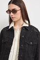 Medicine jachetă pentru femei, din denim negru RW25-KUD104