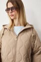 Medicine kurtka pikowana damska beżowy RW25-KUD304