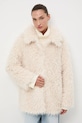 Odzież Kurtka z imitacji futerka RW25-KUD807 beżowy
