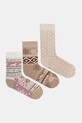 Medicine skarpetki bawełniane 3-pack skarpetki długie multicolor RW25-LBDB04