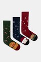 Medicine skarpetki bawełniane 3-pack skarpetki długie multicolor RW25-LBMA02