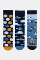 Medicine skarpetki bawełniane 3-pack animal niebieski RW25-LBMA06