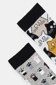 Skarpetki bawełniane damskie w koty (2-pack) RW25-LGD502 multicolor RW25