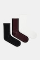 Skarpetki bawełniane damskie z fakturą (3-pack) skarpetki długie multicolor RW25-LGD605