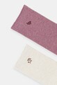 Skarpetki bawełniane damskie z ozdobnym haftem (2-pack) RW25-LGD619 multicolor RW25
