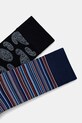 Skarpetki męskie wzorzyste (2-pack) RW25-LGM204 granatowy RW25