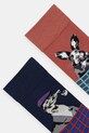 Skarpetki bawełniane męskie z motywem zwierzęcym (2-pack) RW25-LGM605 multicolor RW25