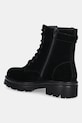 Botki damskie zamszowe czarny RW25-OBD401