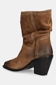 Medicine botki zamszowe brązowy RW25-OBD412