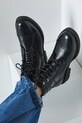 Medicine buty wysokie imitacja skóry licowej czarny RW25-OBM601