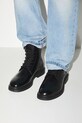 Medicine buty wysokie skórzane nieocieplane czarny RW25-OBM607