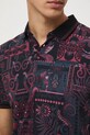 Medicine polo bawełniane RW25-POM301 bordowy