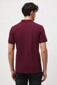 Polo bawełniane z elastanem gładkie RW25-POM404 bordowy RW25