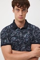 Medicine polo de bumbac negru RW25-POM701