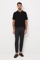 Medicine tricou polo RW25-POMA11 negru RW25