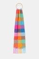 Szal damski w kratę tkanina multicolor RW25-SAD726
