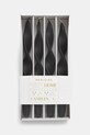 Ozdobná sviečka kužeľovité (4-pack) RW25-SCU408 čierna RW25