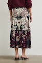 Sukně s příměsí lnu dámská maxi, se vzorem vícebarevná RW25.SDD106