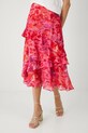 Spódnica damska midi wzorzysta multicolor RW25-SDD207