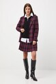 Spódnica damska mini w kratę RW25-SDD603 multicolor