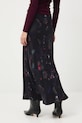 Oblečenie Sukňa maxi z viskózy vzorovaná RW25-SDD703 čierna