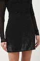 Sukňa mini s aplikáciou RW25-SDDA04 čierna RW25