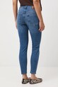 Odzież Jeansy damskie skinny z efektem sprania RW25-SJD030 niebieski