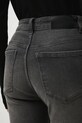 Jeansy damskie skinny z efektem sprania szary RW25-SJD031