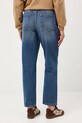 Odzież Jeansy bawełniane damskie mom fit z efektem sprania RW25-SJD040 niebieski