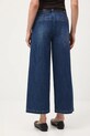 Odzież Jeansy damskie wide leg z efektem sprania RW25-SJD408 granatowy