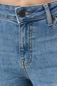 Jeansy damskie slim z efektem sprania niebieski RW25-SJD500