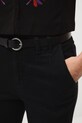 Jeansy damskie carrot z paskiem czarny RW25-SJD508