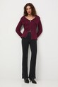 Jeansy damskie flare z efektem sprania RW25-SJD603 czarny RW25