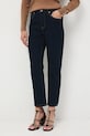 Jeansy damskie slim gładkie RW25-SJD609 granatowy RW25