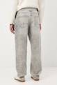 Odzież Jeansy bawełniane męskie loose z efektem sprania RW25-SJM306 szary