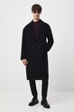 Jeansy męskie slim z efektem sprania RW25-SJM506 czarny RW25
