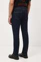 Odzież Jeansy męskie straight z surowego denimu RW25-SJM607 granatowy