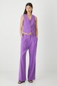 Kalhoty dámské wide leg RW25.SPD200 fialová RW25