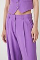 Spodnie damskie wide leg fioletowy RW25.SPD200