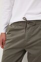Spodnie męskie jogger z diagonalu zielony RW25-SPM040
