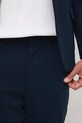 Spodnie męskie tapered gładkie granatowy RW25-SPM926